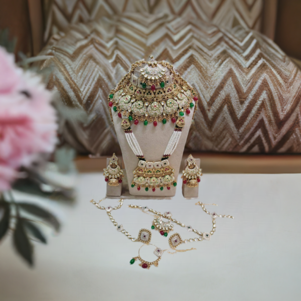 Luxurious Bridal Necklace Kundan artificial jewelry