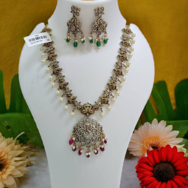 Luxurious Long Kundan Set – A Royal Statement of Elegance