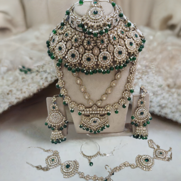 Luxury Bridal Necklace Set – Premium Artificial Jewelry for Elegant Brides