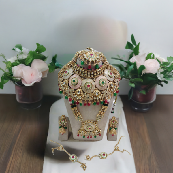 Premium Bridal Kundan Necklace Set – A Royal Symbol of Elegance