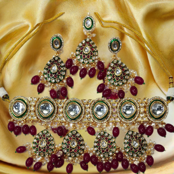 Designer Kundan choker Necklace