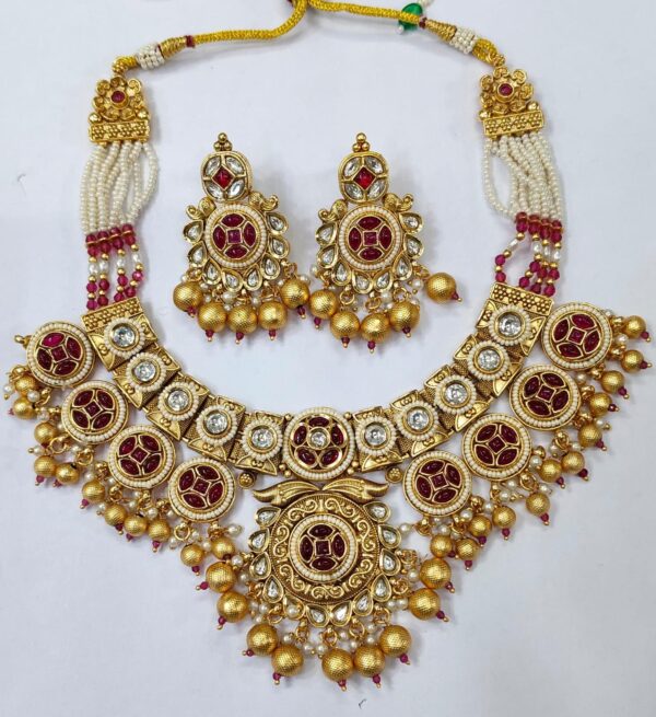 Gold plated Kundan jewelry