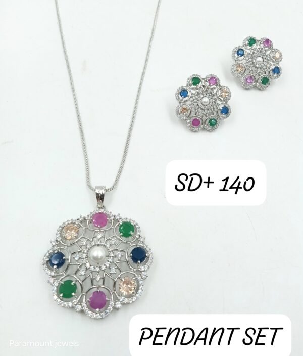 Moissanite Pendant Necklace
